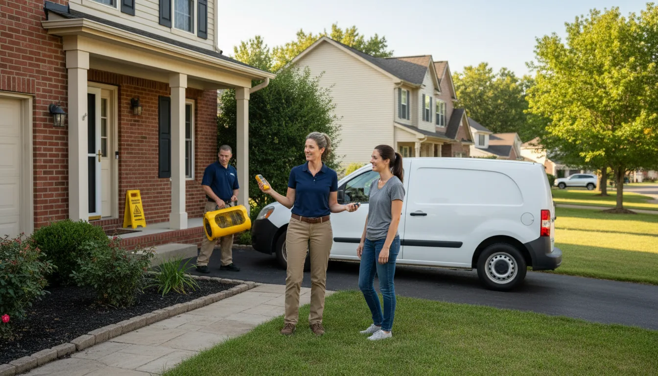 Residential water damage restoration in Priest River, ID